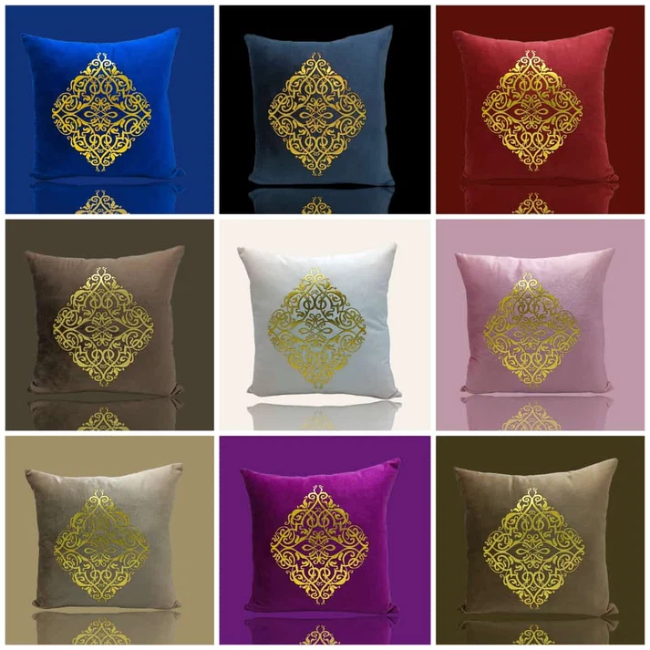 Soft Velvet Diamond Cushion Cover – 16x16 Inch alternate