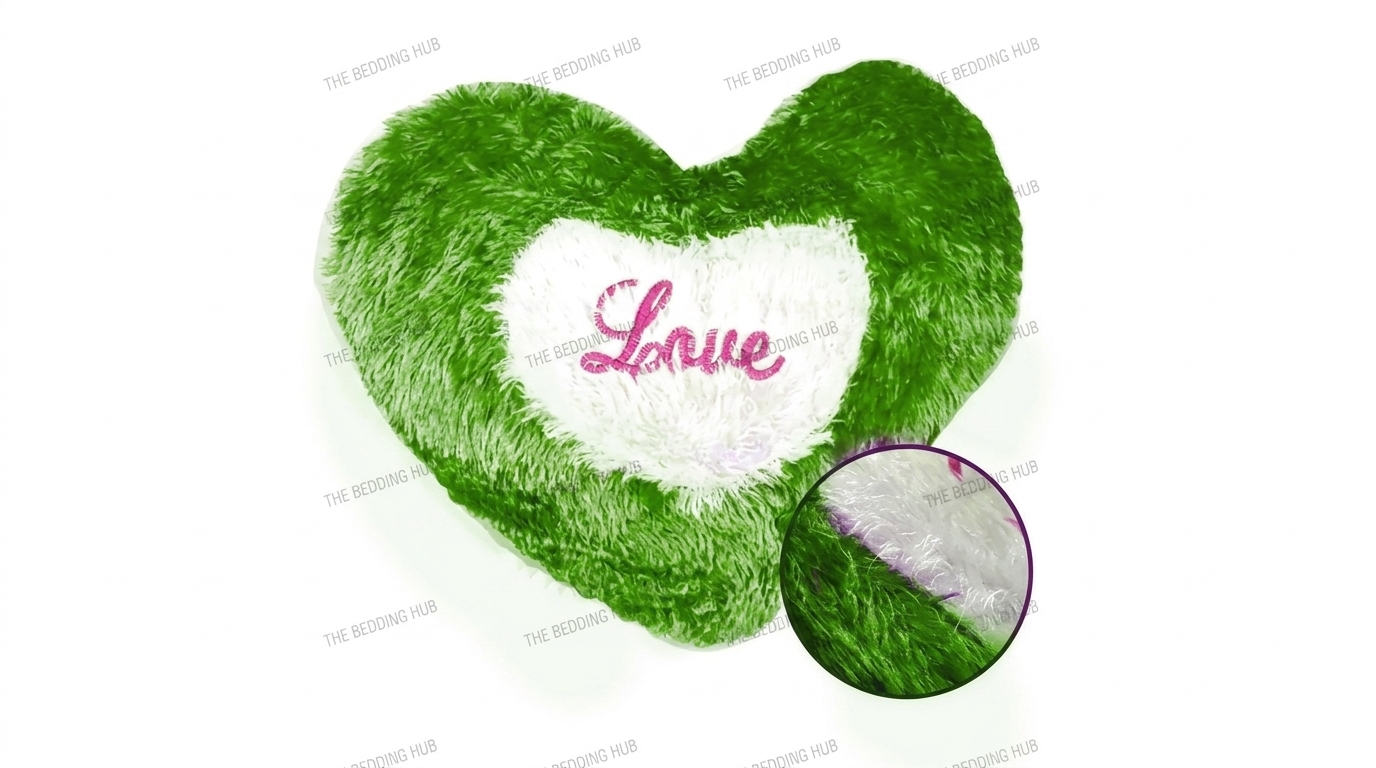Luxury Romantic Heart Print Cushion Cover 16x16 Inch – Decorative Sofa Cushion Cover alternate